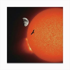 Sun And Moon Canvas Print