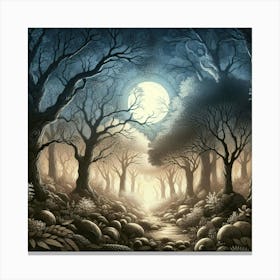 Moonlit Magic 7 Canvas Print
