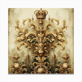 Ornate Crown Canvas Print
