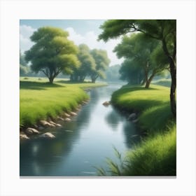 Landscape Painting 190 Canvas Print