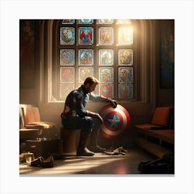 Captain America 1 Canvas Print