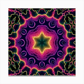 Psychedelic Mandala 13 Canvas Print