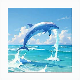 Dolphin 5 Canvas Print