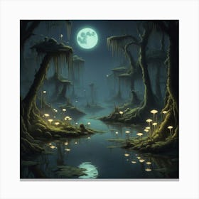 Dark Forest 38 Canvas Print