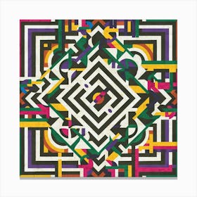 Geometric Pattern 15 Canvas Print