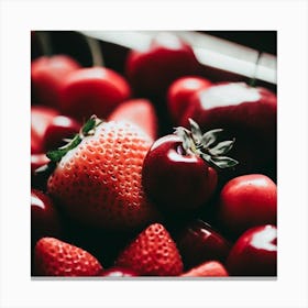 Red Fruits Canvas Print