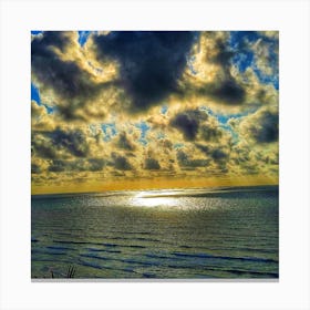 Sunrise Over The Ocean 1 Canvas Print