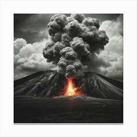 Lava Eruption Canvas Print