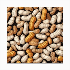 Peanuts Seamless Pattern 5 Canvas Print