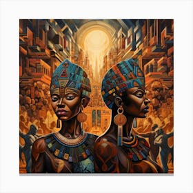 Egyptian Women 5 Canvas Print