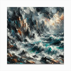 Stormy Sea 2 Canvas Print