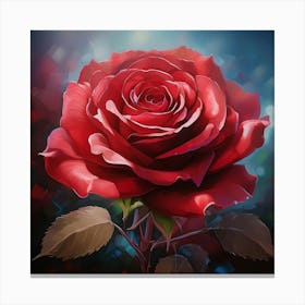 Red Rose 12 Canvas Print