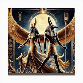 Egyptian Gods  Canvas Print