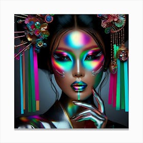 Asian Chinese Beauty Canvas Print