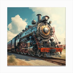 Steam Locomotive 1 Canvas Print