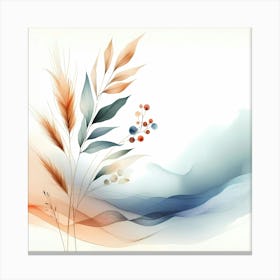 Abstract Watercolor Painting 3 Canvas Print