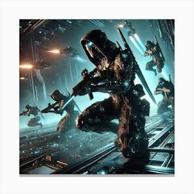 Nightblade Assassins Role Converted Canvas Print