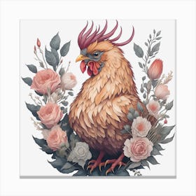 Beautiful Rooster (6) Canvas Print