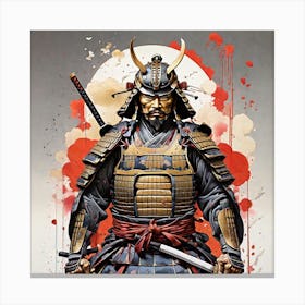 Samurai Warrior 3 Canvas Print