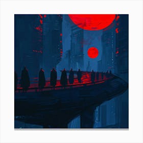 City Under The Sun Canvas Print