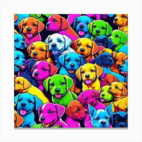 Labrador Puppies Canvas Print