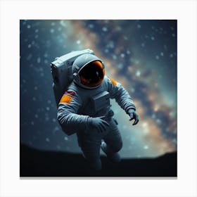 Astronaut In Space 9 Canvas Print