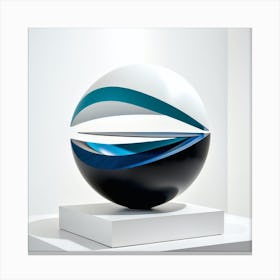 'Spiral Sphere' 1 Canvas Print