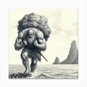 Troll Canvas Print