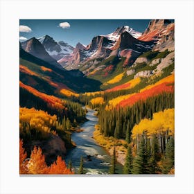 Autumn In Colorado Canvas Print