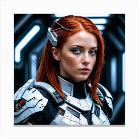 Sci-Fi Girl 5 Canvas Print