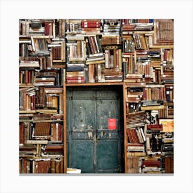 Door Of Books Canvas Print