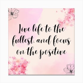beautiful quotes 1 Canvas Print
