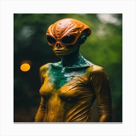 Alien Woman Canvas Print