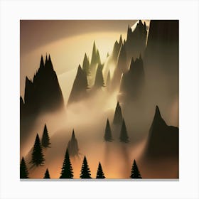 Mountain - Mountain Stock Videos & Royalty-Free Footage Canvas Print