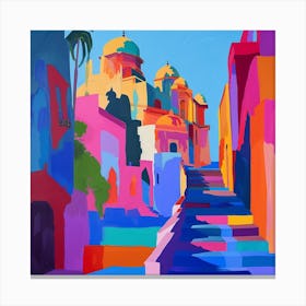 Abstract Travel Collection Jaipur India 2 Canvas Print