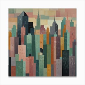 New York City Skyline 11 Canvas Print