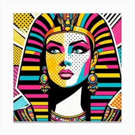 Pop Egyptian Nivine Aura Canvas Print