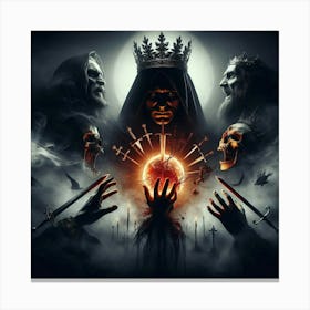 Throne Of Darkness Canvas Print