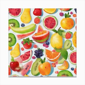 Fruit Wallpaper 1 Canvas Print