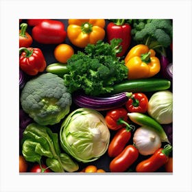 Colorful Vegetables 10 Canvas Print