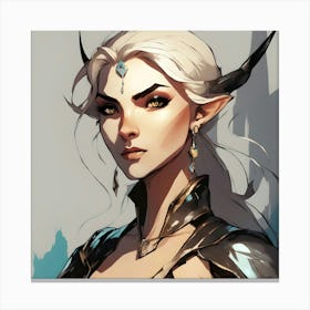 The Elf Queen Canvas Print