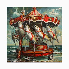 Sardine Carousel Series 1 Canvas Print