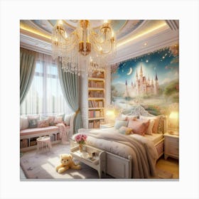 Princess Bedroom Canvas Print