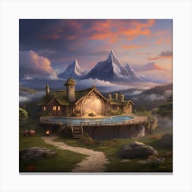 Hobbit House Canvas Print