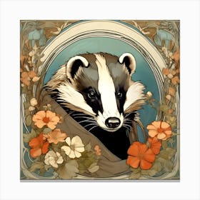 Badger Canvas Print