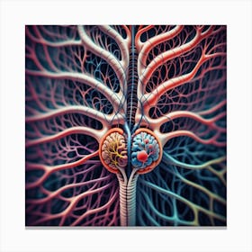 Human Brain And Nervous System 19 Canvas Print