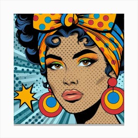 Maame Afro Pop Art Canvas Print