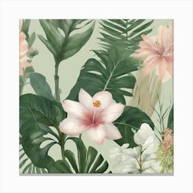 Modern Botanical Illustration 6 Canvas Print