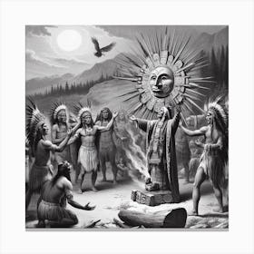 Sun God Canvas Print