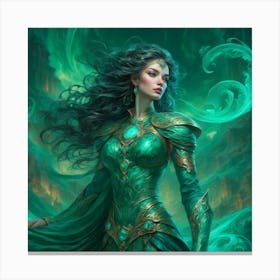 Elven Woman Canvas Print